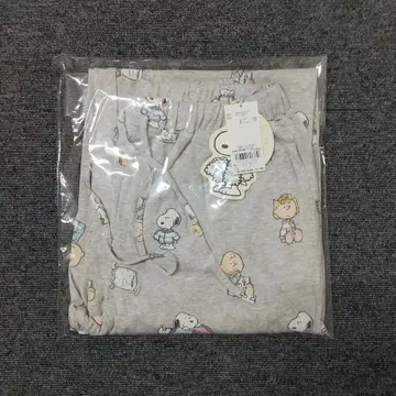 PEANUTS 오리지널 아트 올 패턴 롱 팬츠 스누피 미사용품