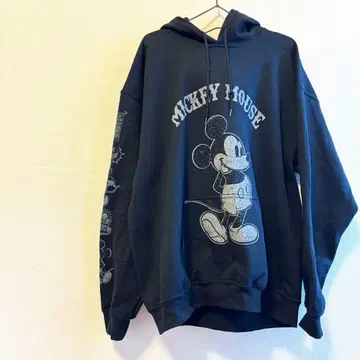 Disney 미키마우스 블랙 후드티