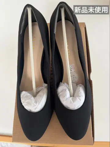 JELLY BEANS 블랙 스틸레토 펌프스