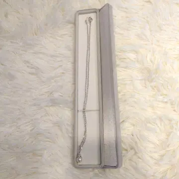 실버 펄 체인 목걸이