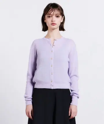 새상품 Sov. 모헤어 크루넥 니트 가디건