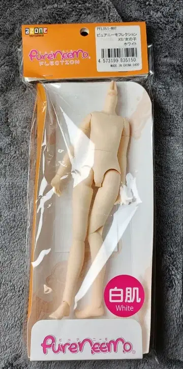 AZONE 퓨어니모 프렉션 S 여아 화이트 스킨 화이트