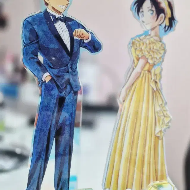 명탐정 코난 30주년 헤이지 카즈하 아크릴 스탠드 키링 마테