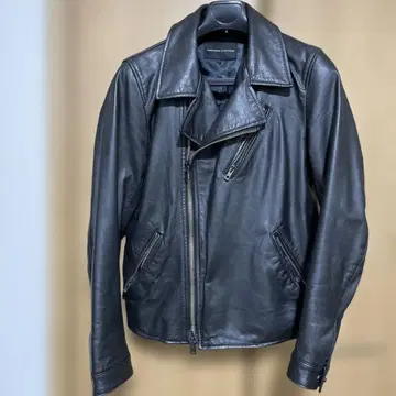 라운지 리자드 카우하이드 가죽 자켓 블랙