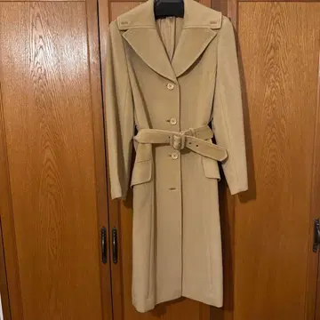 [중고] JILLSTUART 베이지 롱 코트 사이즈 S