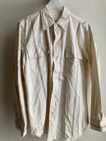 이탈리아군 프리즈너 셔츠 사이즈 4 남성용 긴팔 스트라이프 밀리터리