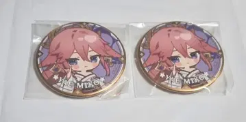 원신 SWEETS&PARADISE 스이파라 캔 배지 야에 미코 2점 세트