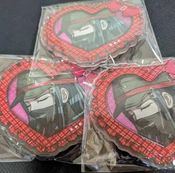 단간론파 하트형 아크릴 배지 신궁지 히로시 3개 세트