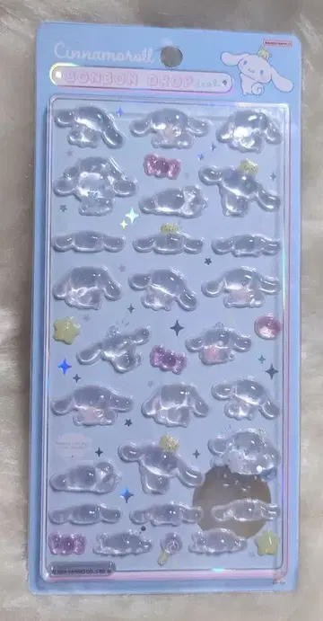 모자 꽁지 드롭 씰 시나몬 롤 스티커 시나몬