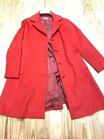 이에나 A라인 울 코트 망토 코트 사이즈 38 원피스 코트