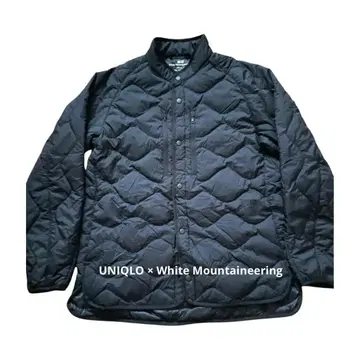 UNIQLO WM 하이브리드 다운 자켓 L 블랙