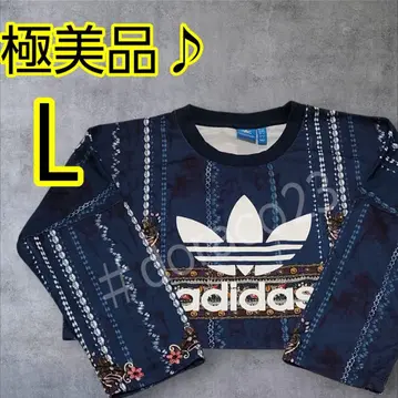 아디다스 오리지널스 파머 컴퍼니 꽃무늬 트레이닝복 맨투맨 L