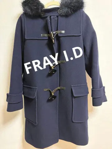 FRAY I.D 네이비 더플 코트 사이즈 0
