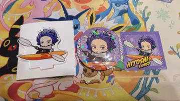 히로아카 네스타 리조트 신소 히토시 캔뱃지 아크릴 스탠드 혜택 스티커