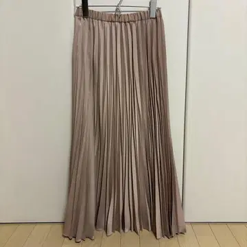 anuans 새틴 플리츠 MIX 스커트