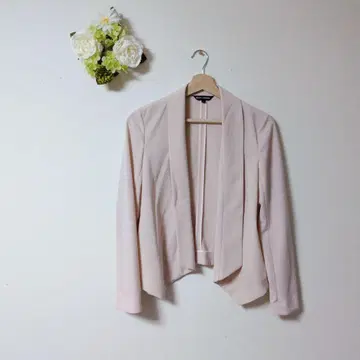 새상품급 보나조르나타 라이트 핑크 테일러드 자켓 [ S ]