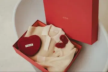 PINUE 크리스마스 니트 원피스 M