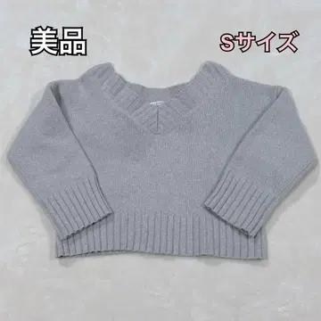 [ 새상품급 ] 맥피 투모로우랜드 캐시미어 혼방 니트 S