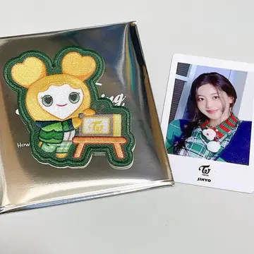 TWICE 팝업 랜덤 와펜 스티커 포토 카드 지효