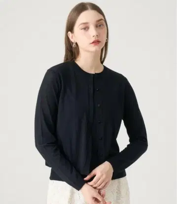 [ 미사용급 ] ANAYI 블랙 니트 가디건 앙상블 사이즈 38