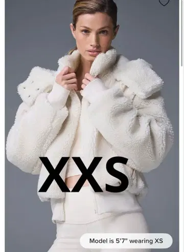 alo yoga FOXY SHERPA JACKET XXS