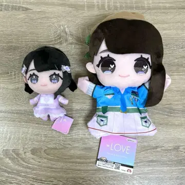 =LOVE 이코러브 오타니 에미리 퍼펫 봉제 인형 모리 판타지 2점