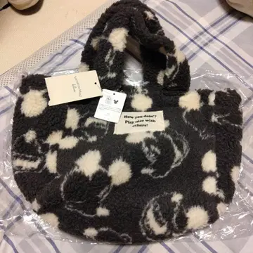 새상품 사만다 모스모스 블루 디즈니 미키 보아백