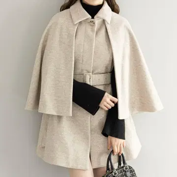 Chico 케이프 코트 베이지