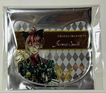 악마 집사와 검은 고양이 아쿠네코 난자타운 고양이형 아크릴 코스터 페네스