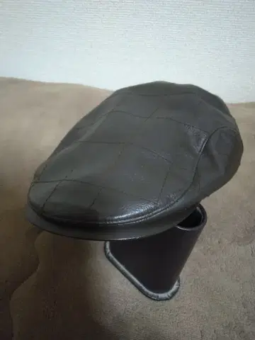 천연 가죽 헌팅 헌팅 캡 가죽 소가죽 베레모