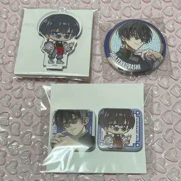 도쿄 에이리언즈 스퀘어 캔뱃지 아크릴 키링 텐쿠바시 쇼 3개