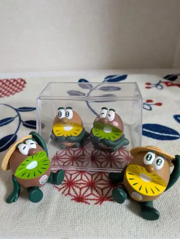 제스프리 키위 브라더스 키위 캐릭터 피규어 4개 세트