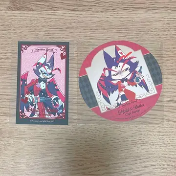 해즈빈 호텔 애니메이트 카페 금박 카드 코스터 허스크