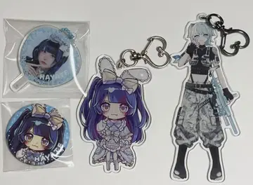 하야테 아크릴 키링 캔뱃지