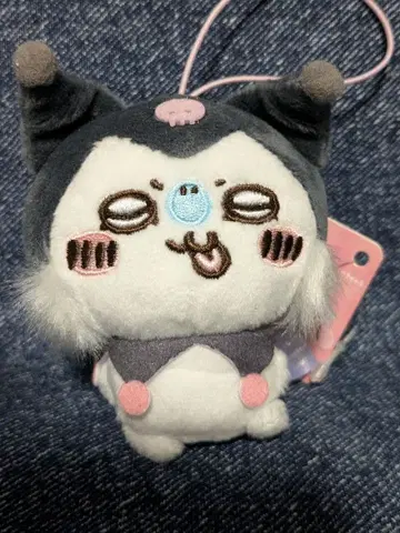 치이카와 x 산리오 캐릭터즈 마스코트 모몽가 & 쿠로미