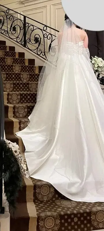 이노센틀리 롱 웨딩 베일 3m