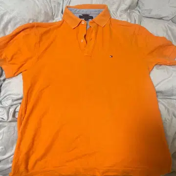 [ 구제 의류 ] TOMMY HILFIGER 오렌지 피케 셔츠 M