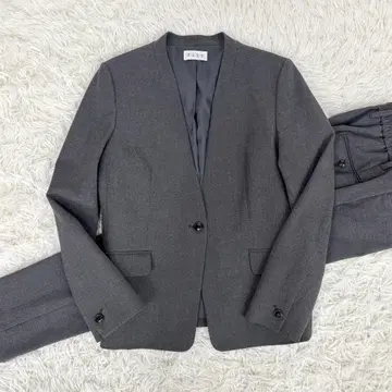 PLST 칼라리스 팬츠 수트 셋업 포멀 상/L 하/M