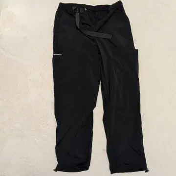 블랙 스트레이트 팬츠 허리 조절 가능