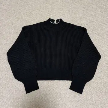 PROPOTION 프로포션*펄 하이넥 니트