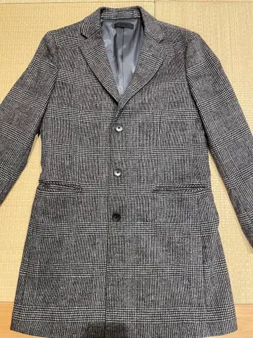 유니클로 체스터 코트/그레이/S