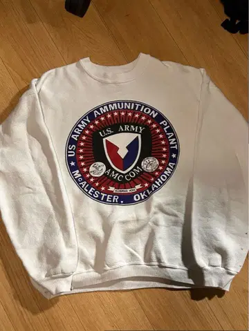 US ARMY AMMUNITION PLAN 트레이닝복 M 사이즈