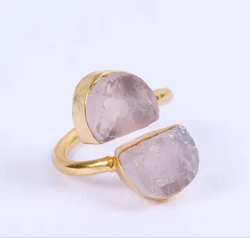 로즈쿼츠 반지 인도 직수입