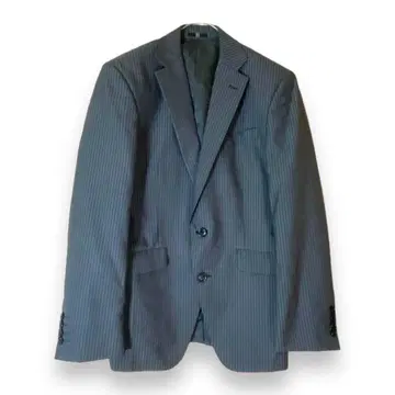 정품 정장 셀렉트 울 혼방 패턴 테일러드 자켓 남성용 S 그레이 줄무늬