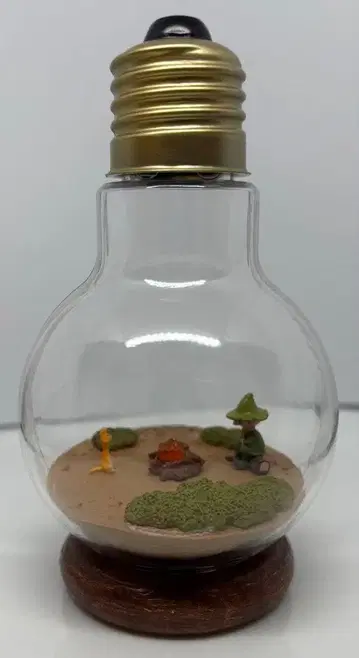 무민 라이트 벌브 테라리움 4 스너프킨 & 티티 우 작동 확인 완료