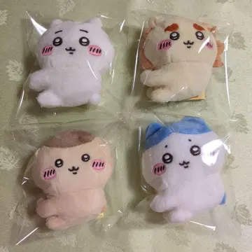 치이카와 (먼작귀) 클립 봉제 인형 4개 세트