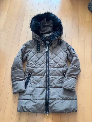 ZARA BASIC 브라운 다운 자켓