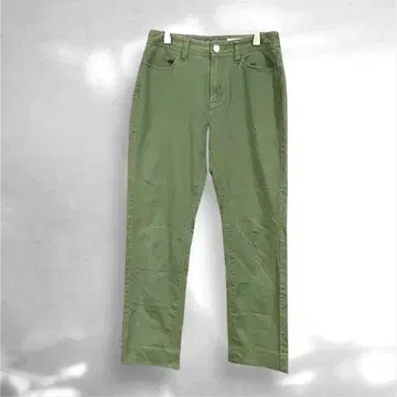 CROCODILE 크로커다일 치노 팬츠풍 악어 로고 스트레이트 카키