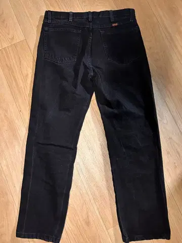 RUSTLER 블랙 데님 팬츠 34 X 29