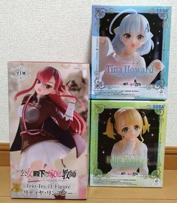 [ 새상품 ] 공녀 전하의 가정교사 피규어 3종 세트 리디야 티나 엘리